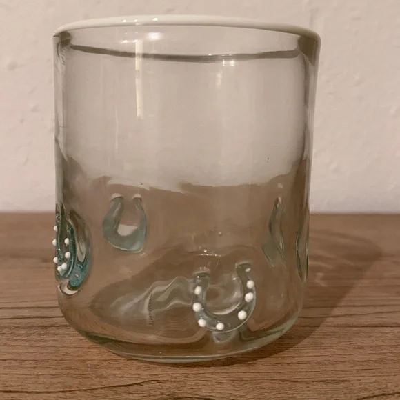 Anthropologie Icon Juice Glass Horseshoe - Picture 4 of 9